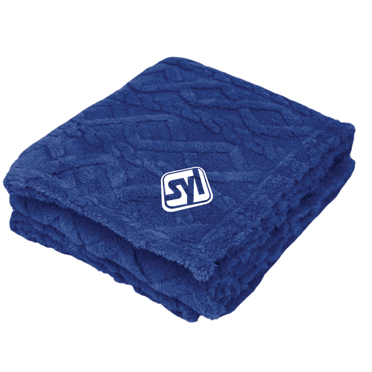 Blanket: Alpine rPET Sherpa Dark Blue