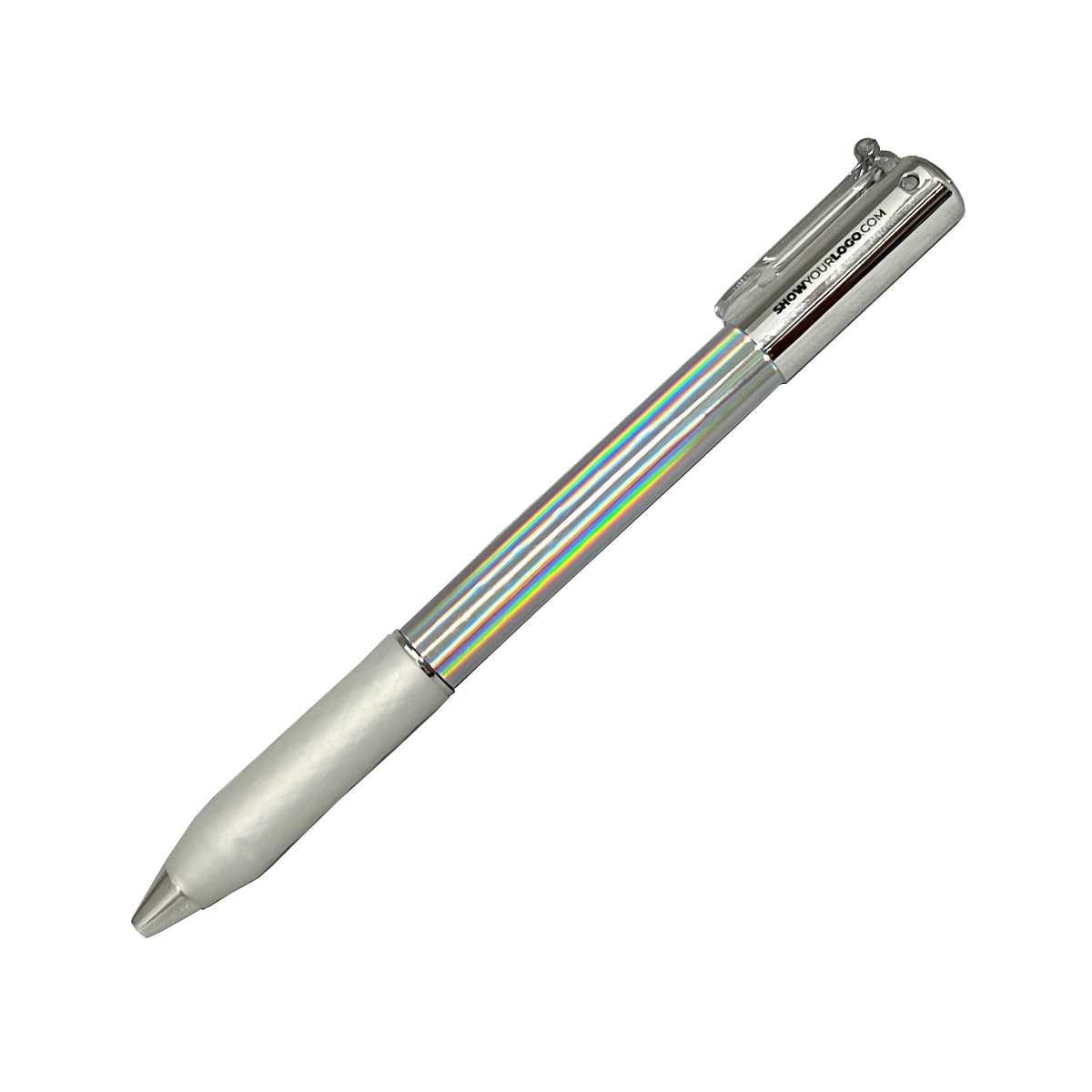 Pen - Silver Crinkle Grip