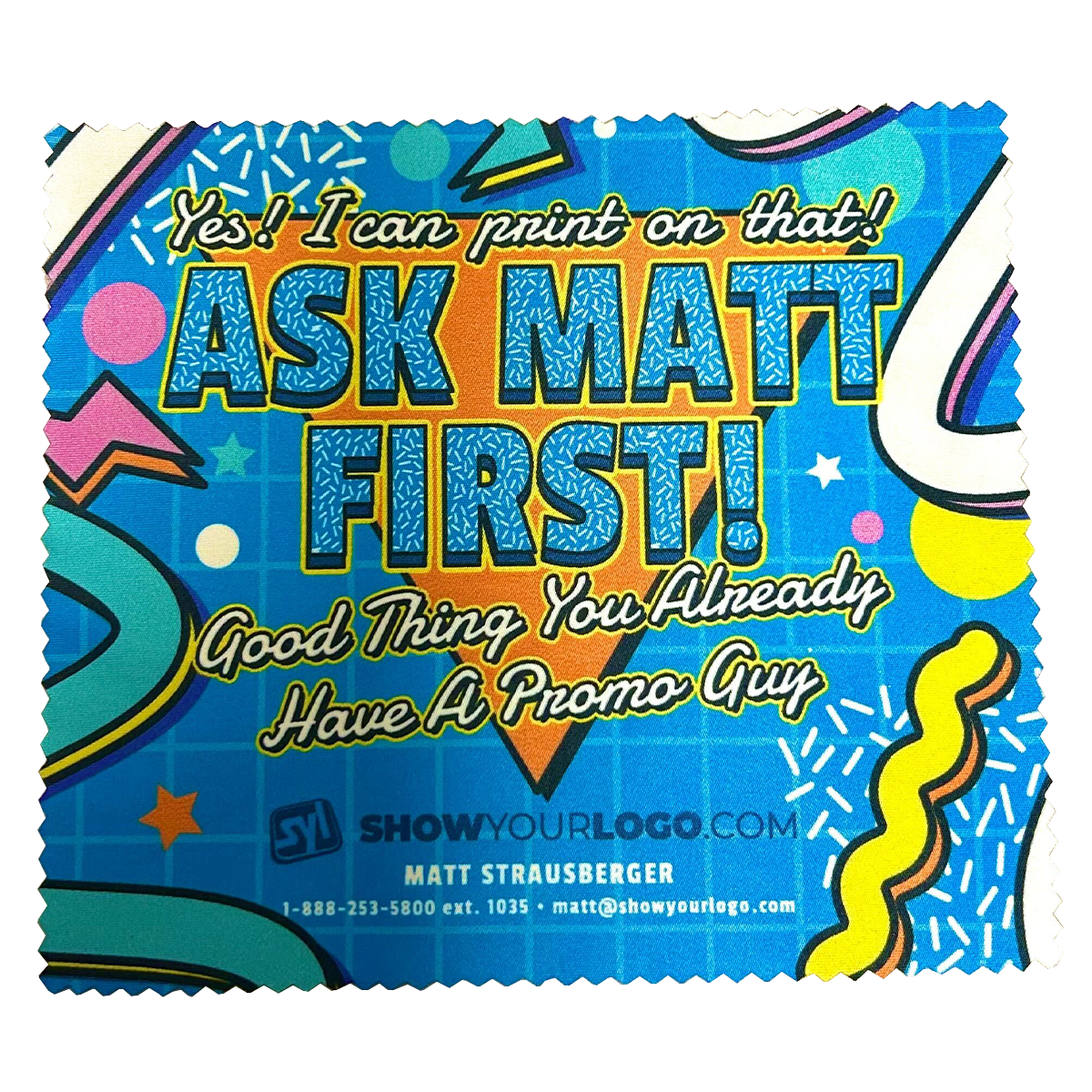 MS: Cleaning Cloth "Ask Matt First"