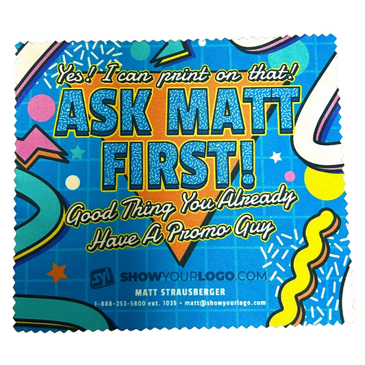 MS: Cleaning Cloth "Ask Matt First"