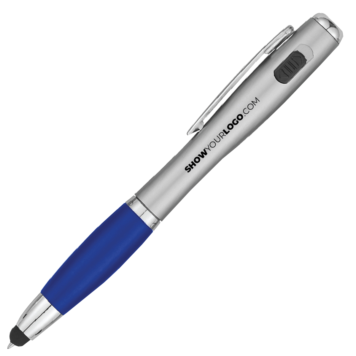 Pen - Trio w/ LED Light & Stylus: Blue