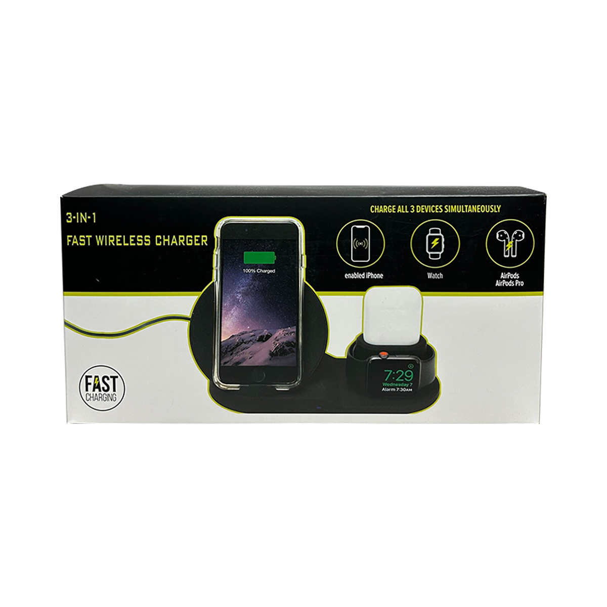Tech: 3-in-1 Fast Wireless Charger