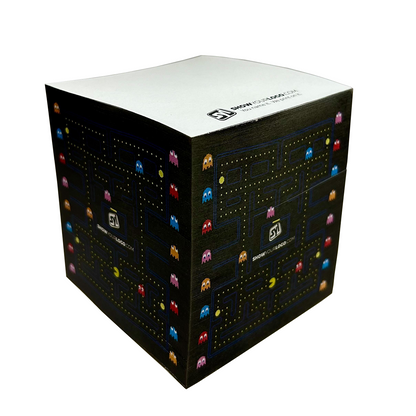 Stationery: Post-It Note Cube: Pac-Man