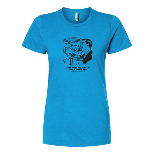 MS: T-shirt Women's Promo Guy - Turquoise