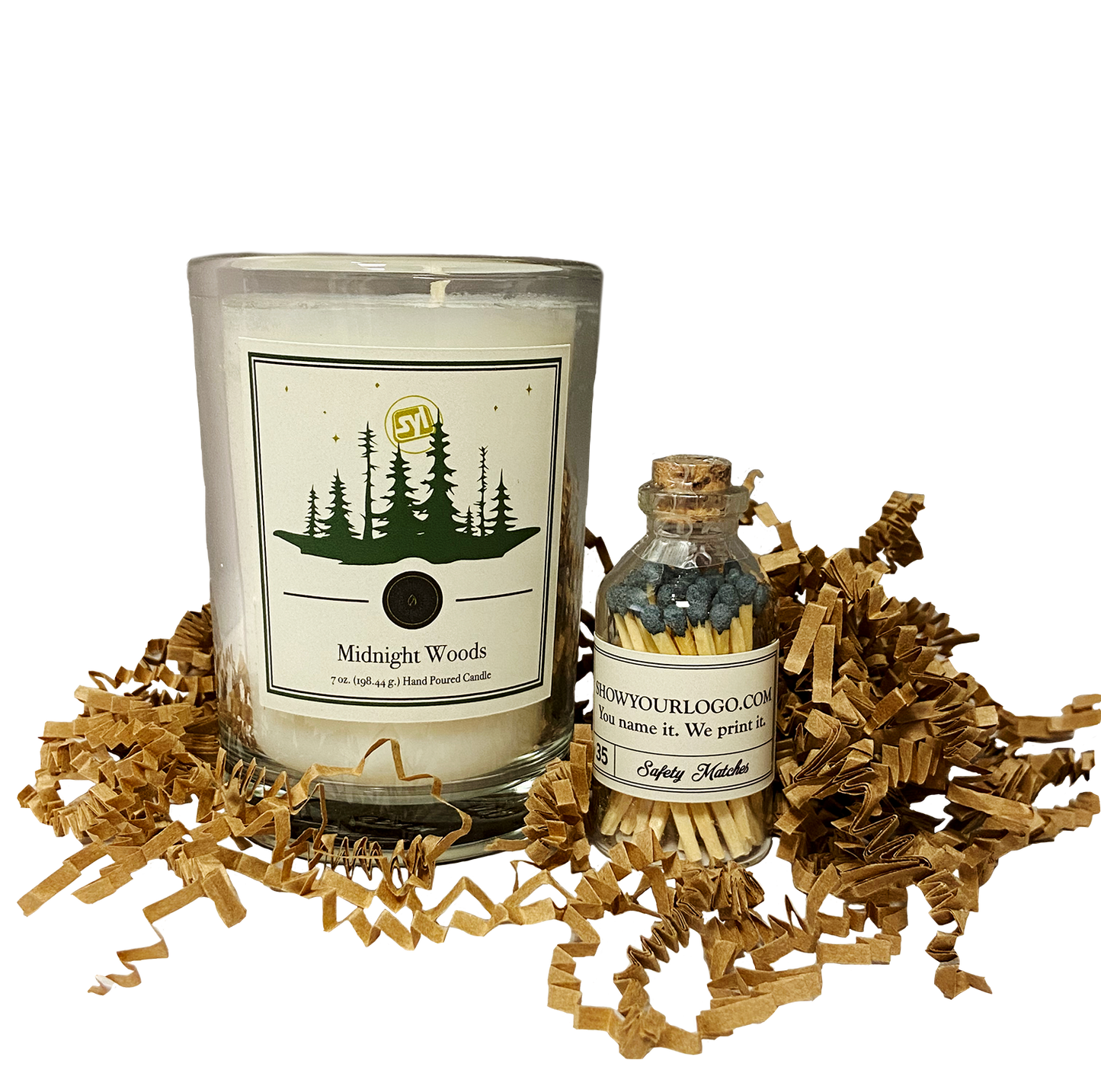 Candle Gift Match Set - Midnight Woods
