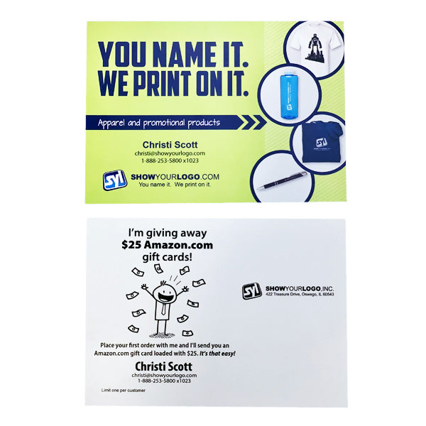 CS: "You name it we print on it" Card